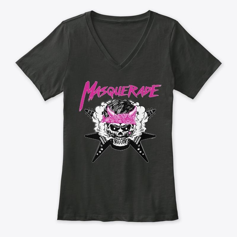 Ladies V-Neck Masquerade